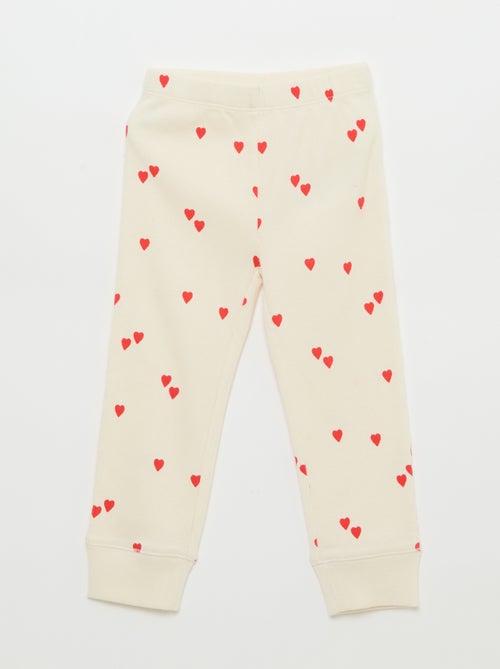 Ribbed Cotton Pajama Set - 2 Pieces - Kiabi