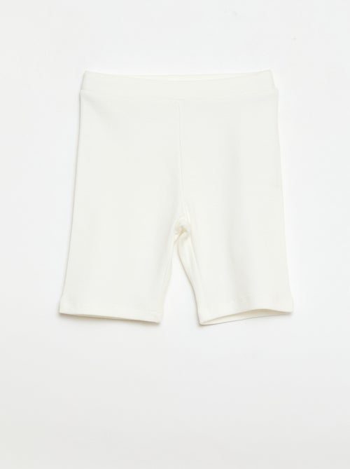 Ribbed Cycling Shorts - Kiabi