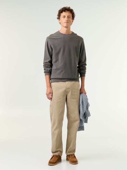 Ribbed Fine-Gauge Knit Sweater - Kiabi