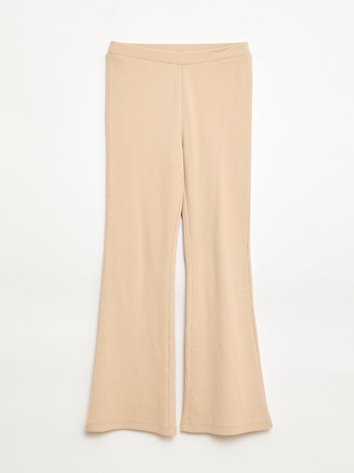 Ribbed Flare Leggings - Kiabi