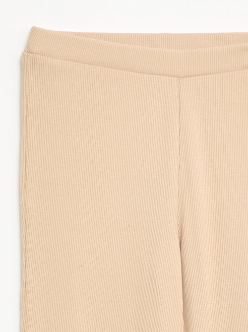 Ribbed Flare Leggings - Kiabi