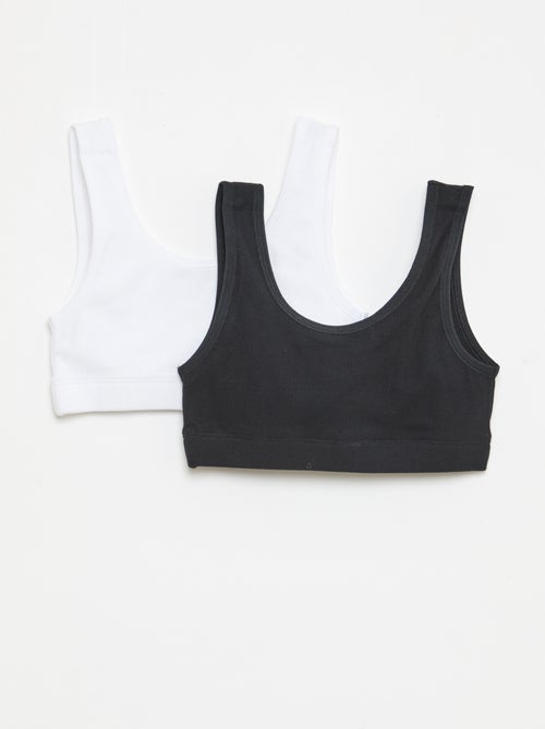 Ribbed Knit Bralette Set - Kiabi