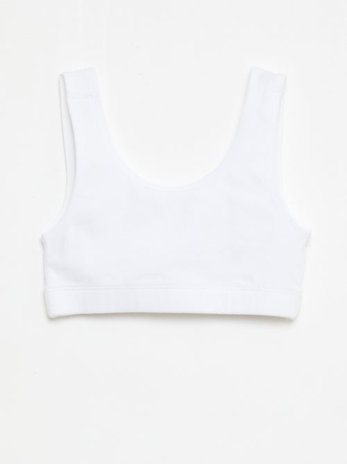 Ribbed Knit Bralette Set - Kiabi
