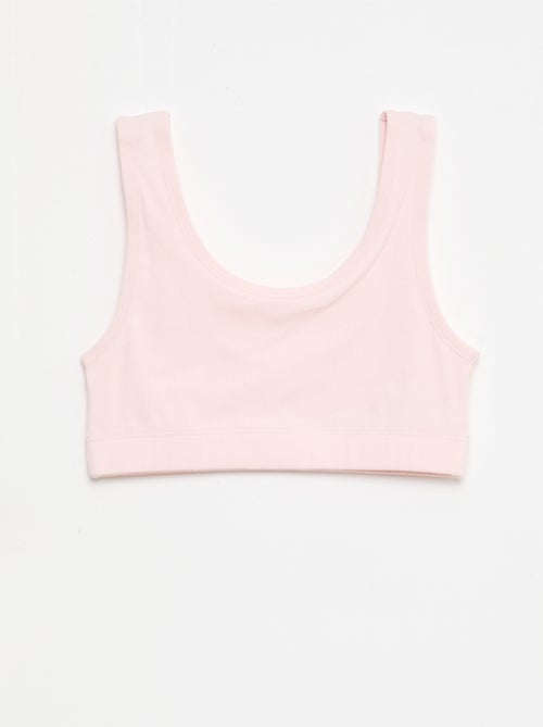 Ribbed Knit Bralette Set - Kiabi