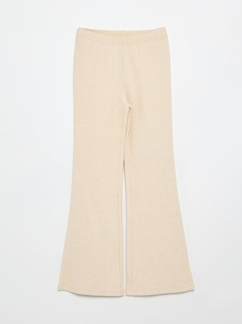 Ribbed knit flare leggings - Kiabi