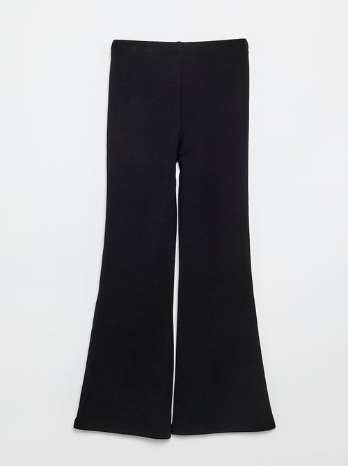 Ribbed knit flare leggings - Kiabi