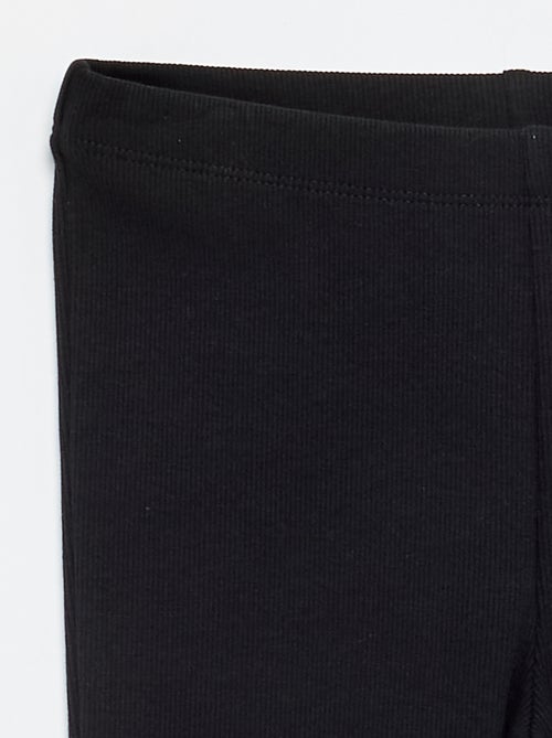 Ribbed knit flare leggings - Kiabi