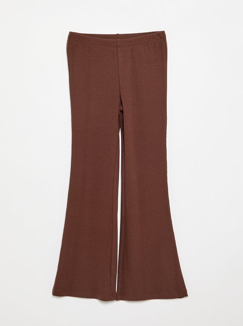 Ribbed knit flare leggings - Kiabi