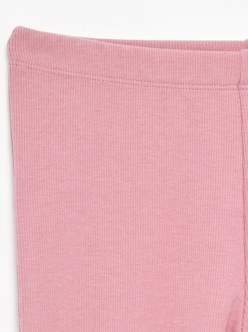 Ribbed knit flare leggings - Kiabi
