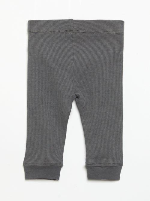 Ribbed knit leggings - Kiabi