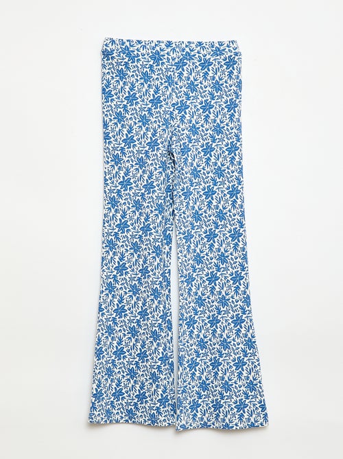 Ribbed Leggings with Pattern - Kiabi