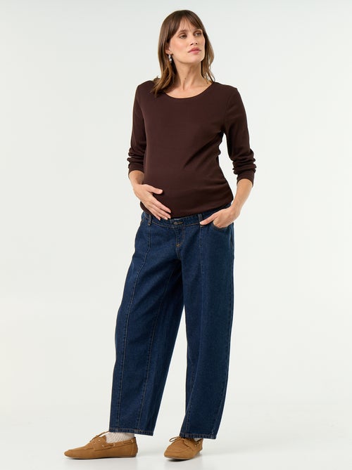 Ribbed Maternity T-shirt - Kiabi