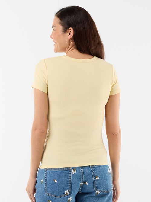 Ribbed Maternity T-shirt - Kiabi