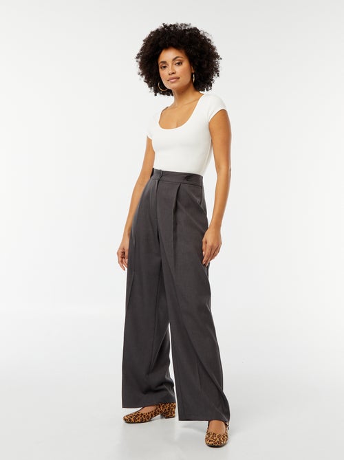 Ribbed Short-Sleeve Bodysuit - Kiabi