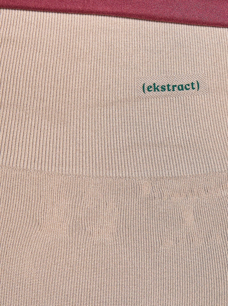Ribbed Sports Leggings - (ekstract) Beige - Kiabi