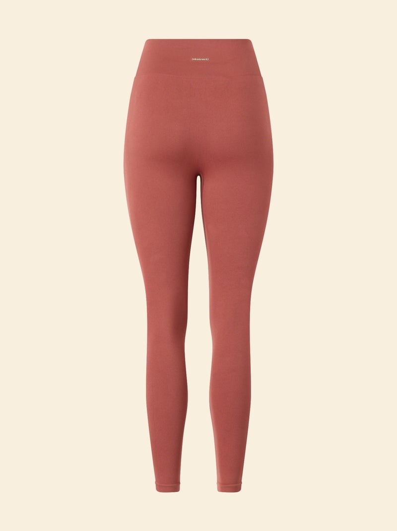 Ribbed Sports Leggings - (ekstract) Brown - Kiabi