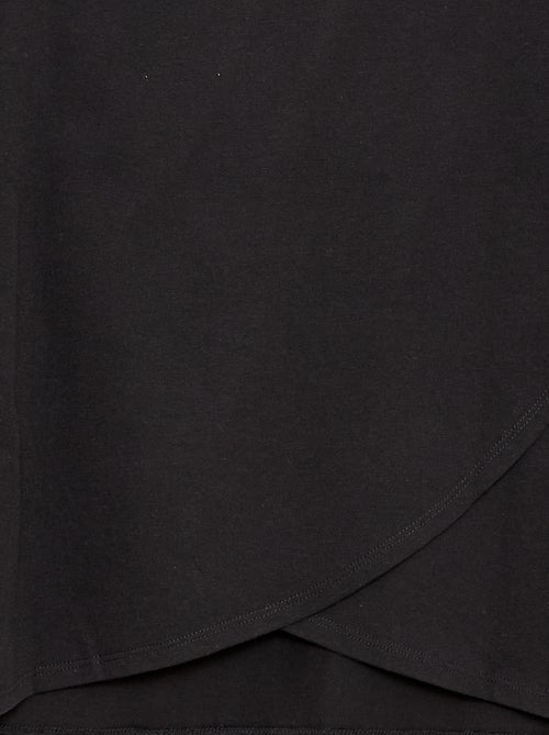 Ringelshirt mit Klettverschluss an der Schulter – Kollektion "einfach anzuziehen" - Kiabi