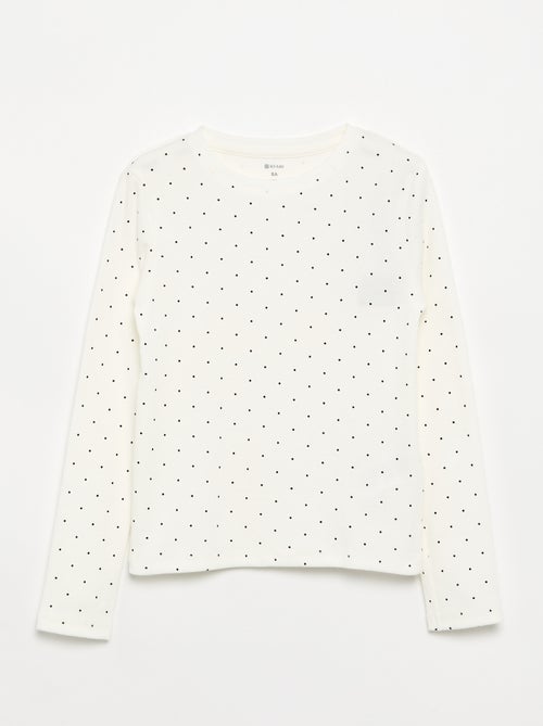 Rippstrick-Langarmshirt - Kiabi