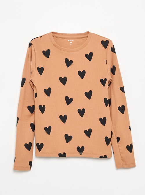 Rippstrick-Langarmshirt - Kiabi