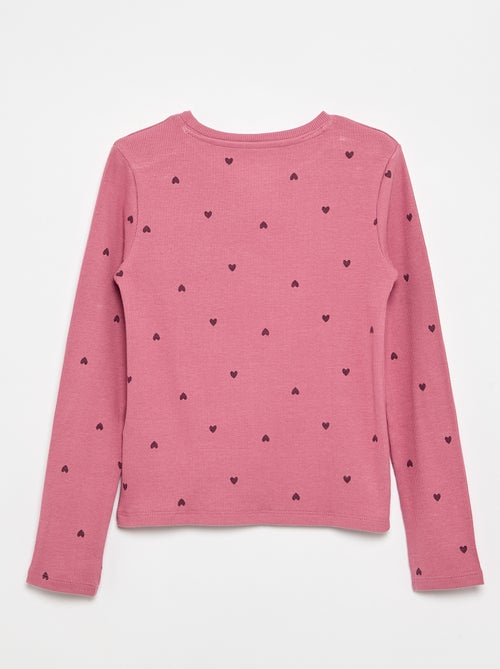 Rippstrick-Langarmshirt - Kiabi