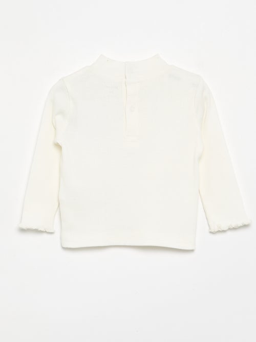 Rippstrick-Rollkragenshirt - Kiabi Rippstrick-Rollkragenshirt - Kiabi