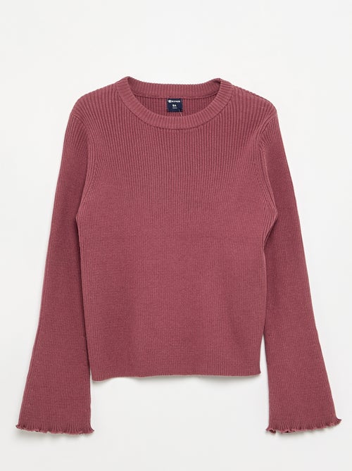 Rippstrickpullover - Kiabi