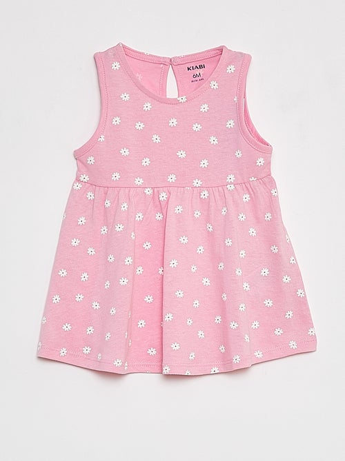 Robe à bretelles avec imprimé - Kiabi