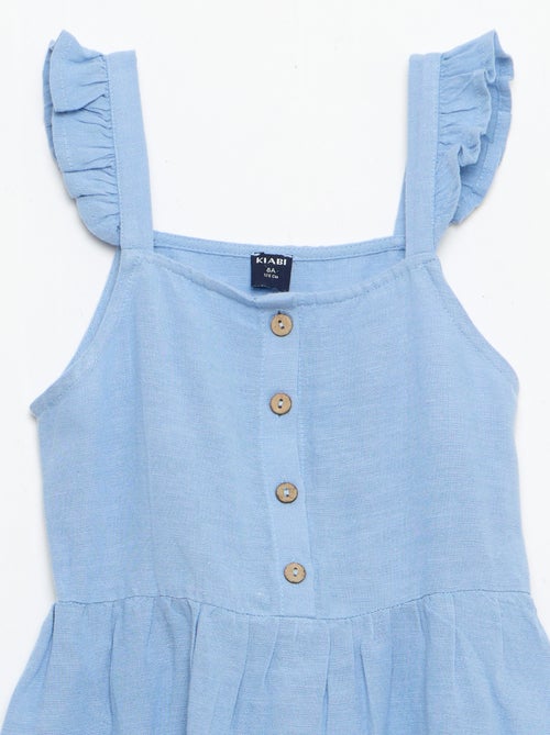 Robe à bretelles volantées - Kiabi