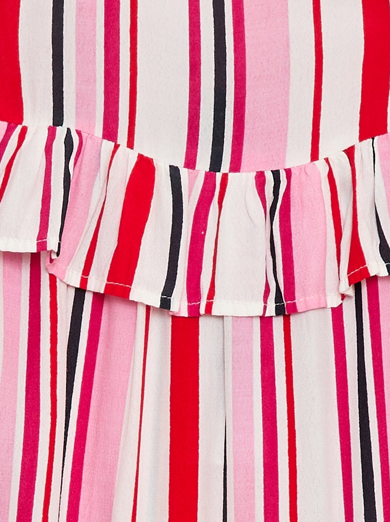 Robe à fines bretelles Blanc - Kiabi