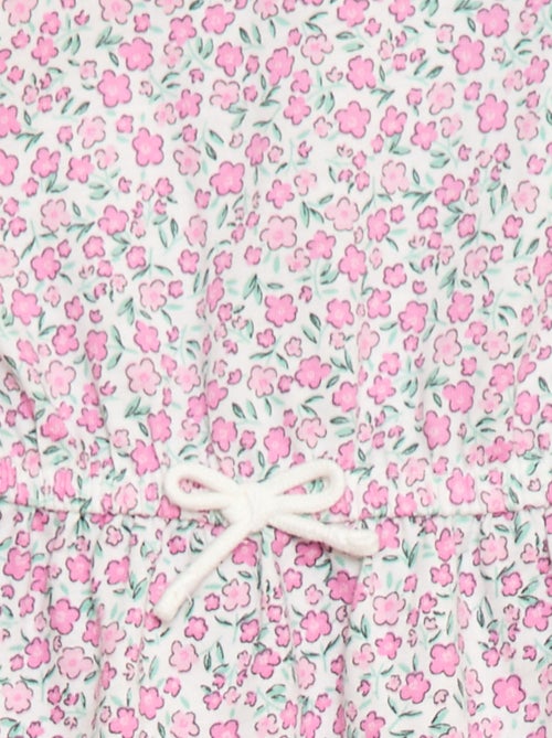 Robe à manches courtes en jersey de coton - Kiabi