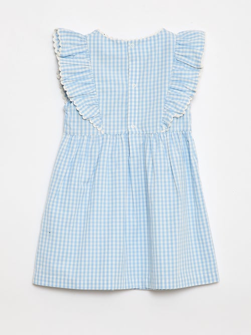 Robe à manches courtes et à volants - Kiabi