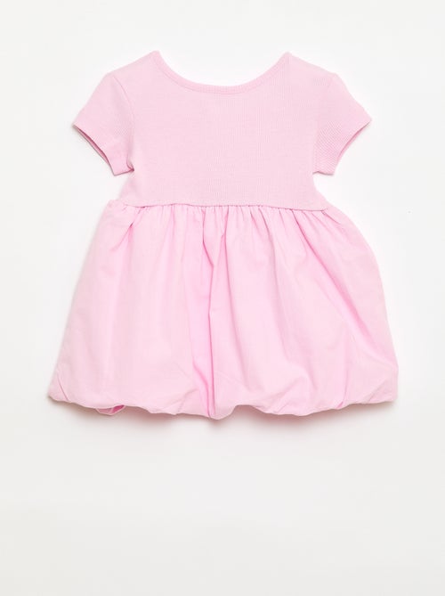 Robe à manches courtes forme boule - Kiabi