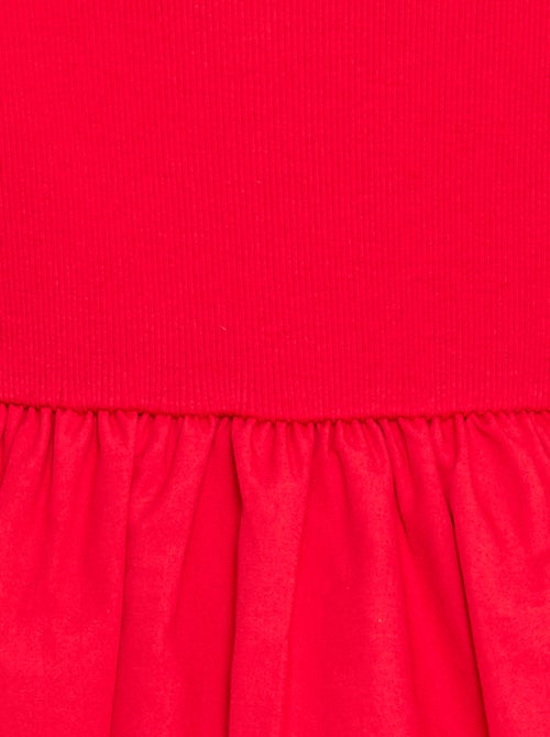 Robe à manches courtes forme boule - Kiabi