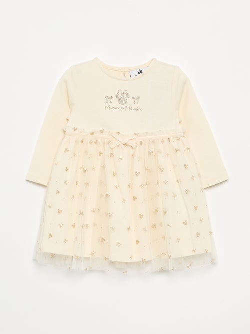 Robe avec bas en tulle 'Minnie' 'Disney' - Kiabi