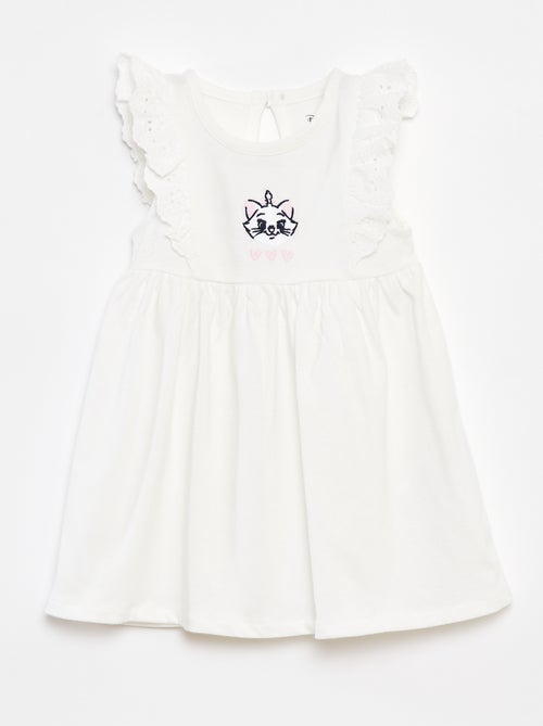 Robe avec broderies anglaises 'Disney' - Kiabi