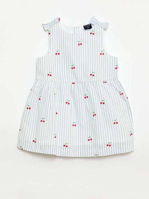 Robe coupe évasée sans manches - Kiabi