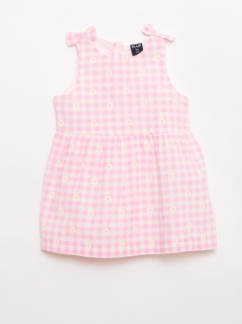 Robe coupe évasée sans manches - Kiabi