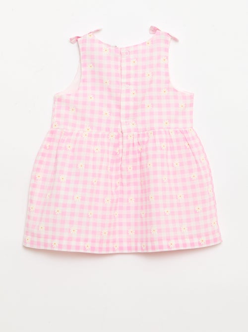 Robe coupe évasée sans manches - Kiabi