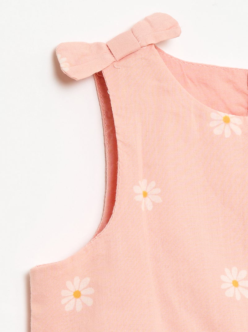 Robe coupe évasée sans manches Rose - Kiabi