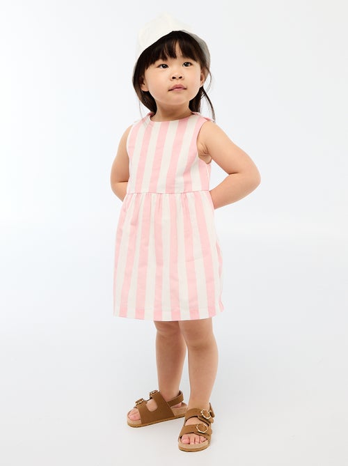 Robe coupe évasée sans manches - Kiabi