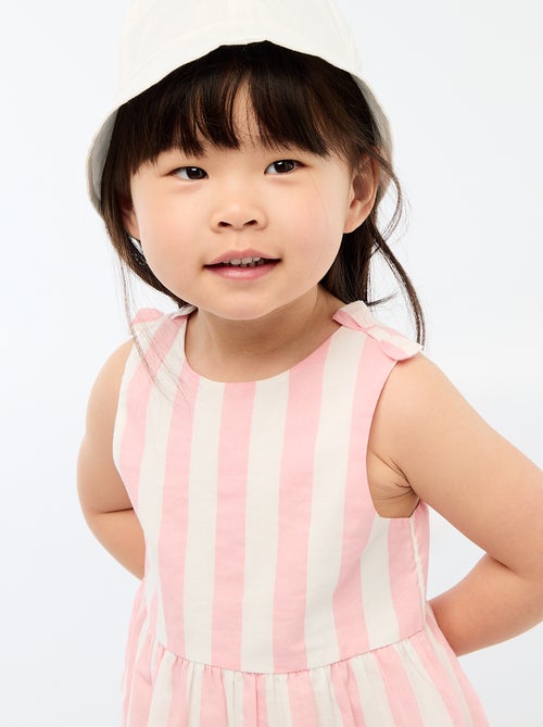 Robe coupe évasée sans manches - Kiabi