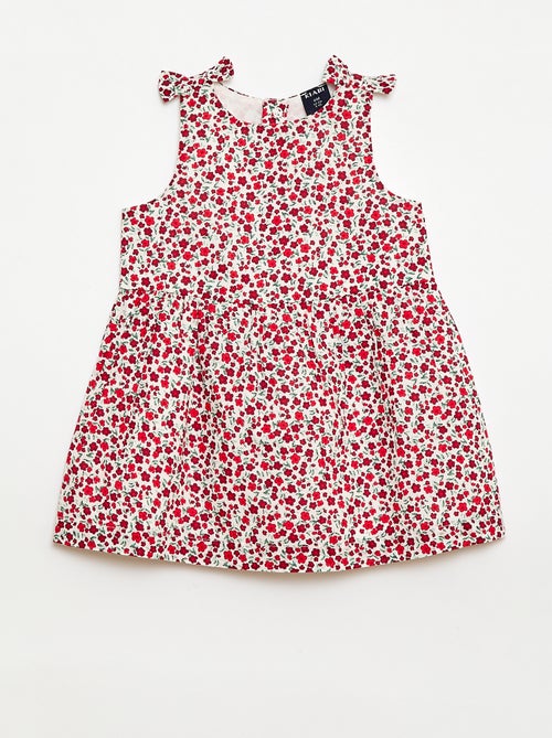 Robe coupe évasée sans manches - Kiabi