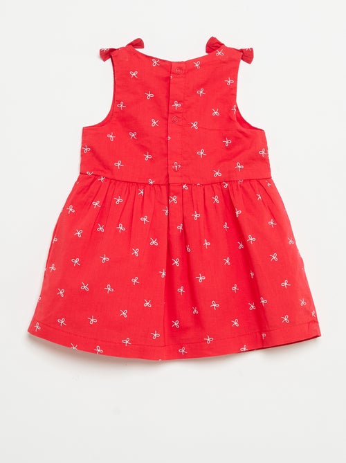 Robe coupe évasée sans manches - Kiabi