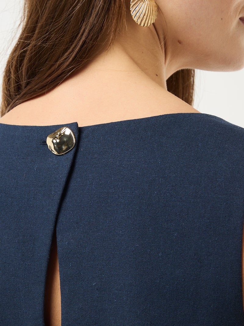 Robe courte de cérémonie Bleu - Kiabi