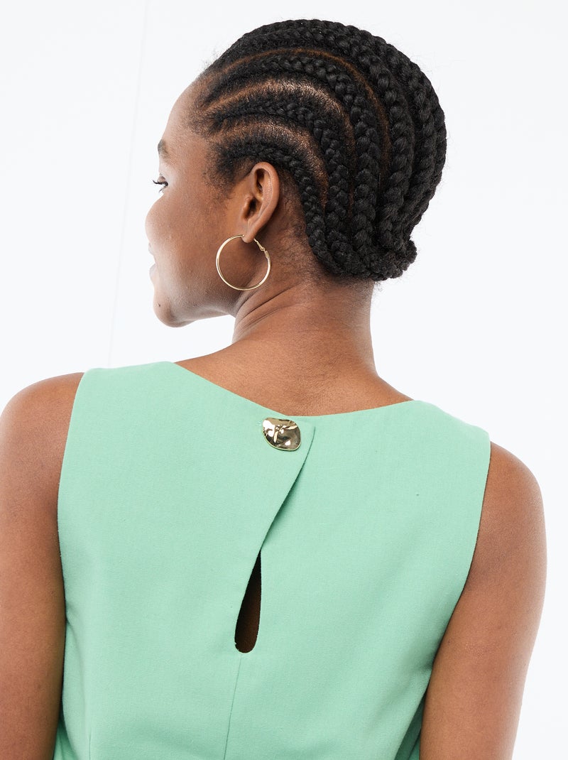 Robe courte de cérémonie Vert - Kiabi