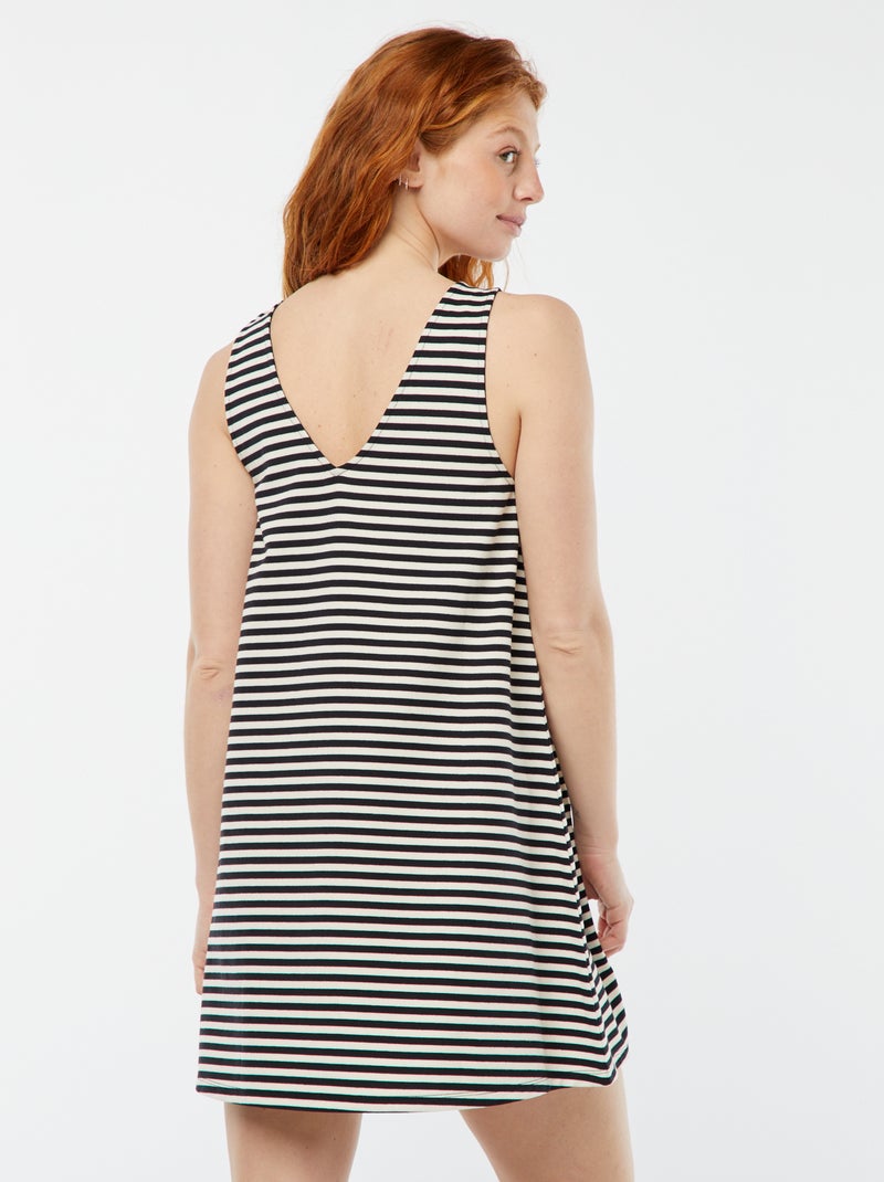 Robe courte sans manches BEIGE - Kiabi