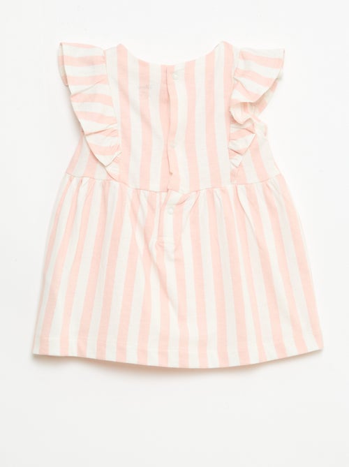 Robe 'Disney' avec volants en coton léger - Kiabi