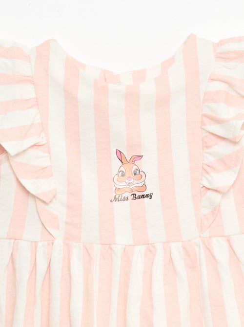 Robe 'Disney' avec volants en coton léger - Kiabi