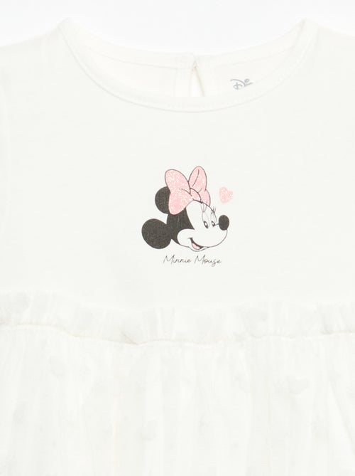 Robe 'Disney' 'Minnie' avec tulle en coton - Kiabi
