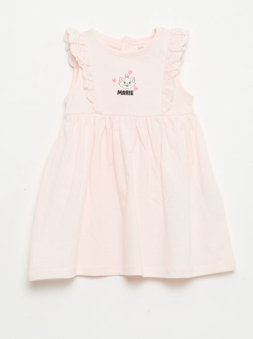 Robe 'Disney' unie sans manches avec volant sur le plastron - Kiabi